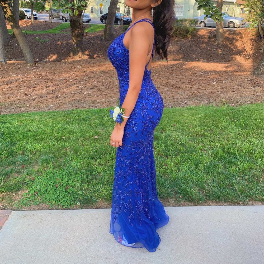 Royal Blue Prom Formal Dress // NEED GONE ASAP